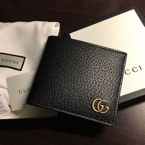 gucci bifold mens wallet|men's gucci wallet on sale.